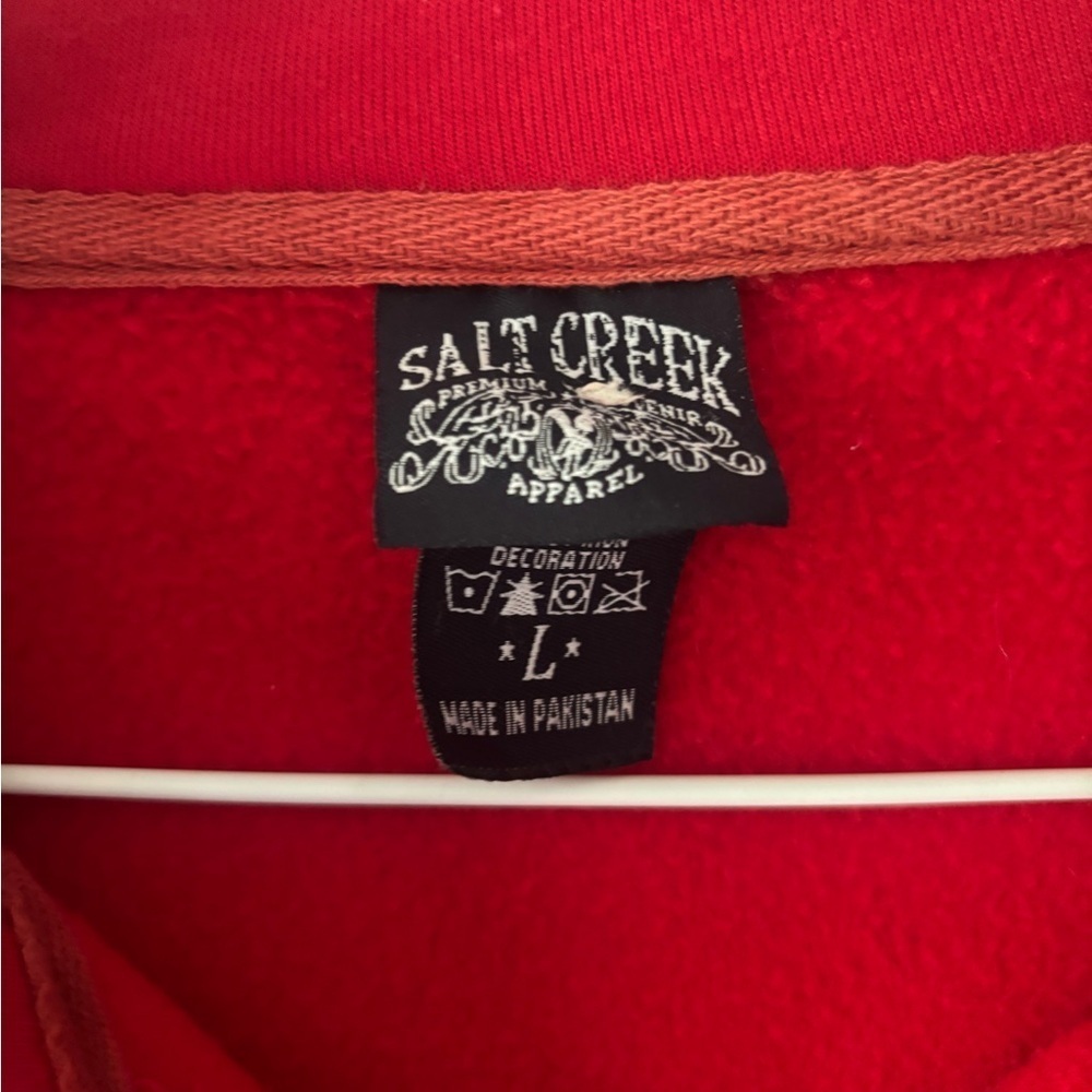Salt Creek Apparel Red Jacket With Colorado Graphic Size Large. Full Zip. - Picture 2 of 7